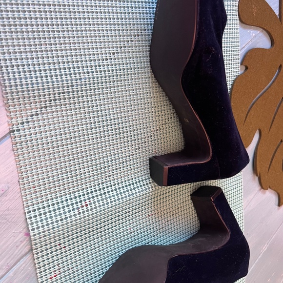 Karen Scott Blue Velvet pumps (narrow) - Picture 2 of 5